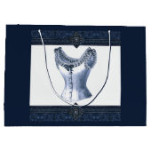 Denim Blue  Bustier Groot Cadeauzakje (Achterkant)