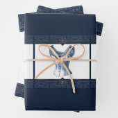 Denim Blue  Bustier Inpakpapier Vel (In situ)