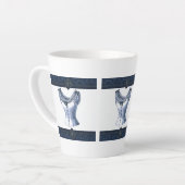 Denim Blue  Bustier Latte Mok (Linkerhoek)