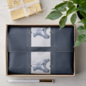 Denim Blue  Bustier Tissuepapier (Geschenk)