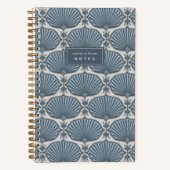 Denim Blue | Deco Fans Personalized Notitieboek (Voorkant)