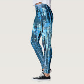 Denim Blue Designer Leggings (Links)