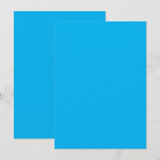 Denim Blue,Fountain Blue,Jellyfish; Kaart (Voorkant / Achterkant)