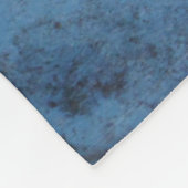 Denim Blue gepersonaliseerde antieke auto, roest Fleece Deken (Hoek)