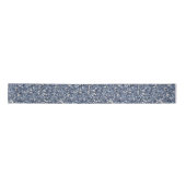 Denim Blue Glitter Birthday Satijnen Lint (Voorkant)