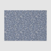 Denim Blue Glitter Birthday Tissuepapier (Voorkant)