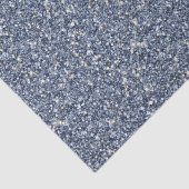 Denim Blue Glitter Birthday Tissuepapier (Detail)