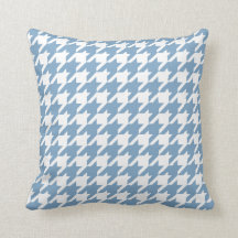 Denim Blue Houndstooth Pattern