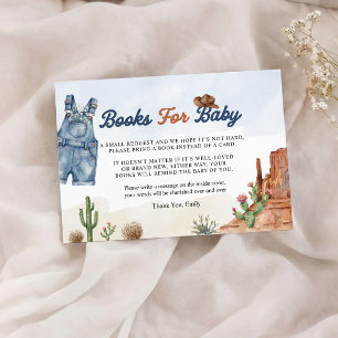Denim Blue Jean Boeken voor Baby Kaart 