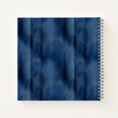 Denim Blue Jean | Daisies Baby shower gastenboek Notitieboek (Achterkant)