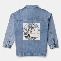 Denim Blue Jean Jacket Droge Tak Hollow