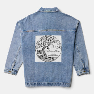 Denim Blue Jean Jacket Droge Tak Hollow