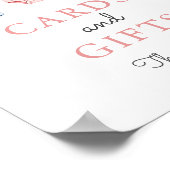 Denim Blue Jean Meisje Kaarten en geschenken Poste Poster (Hoek)