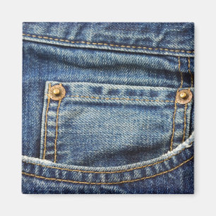 Denim - Blue Jean Pocket Magneet
