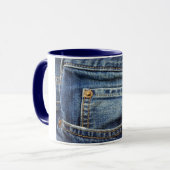 Denim - Blue Jean Pocket Mok (Voorkant links)