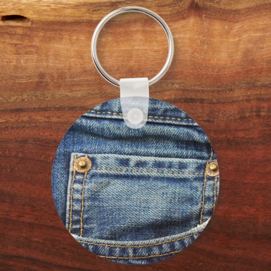 Denim - Blue Jean Pocket Sleutelhanger (Voorkant)