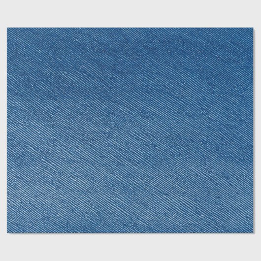 Denim Blue Jeans  Cadeaupapier (Vlak)