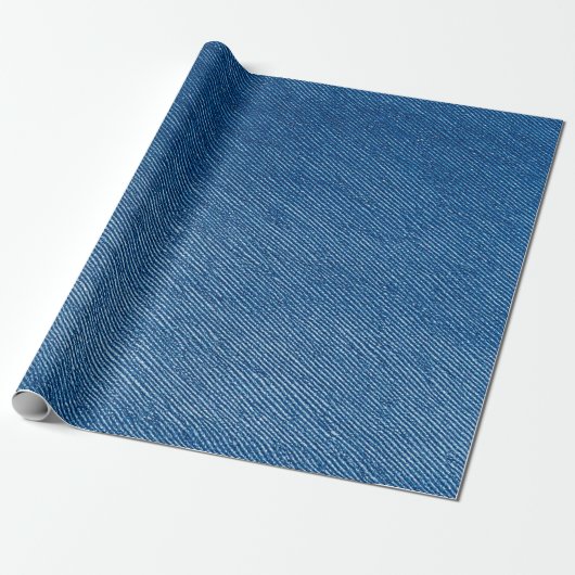 Denim Blue Jeans  Cadeaupapier (Uitgerold)