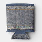 Denim Blue Jeans: Casual dubbele patch Blikjeskoeler (Achterkant)