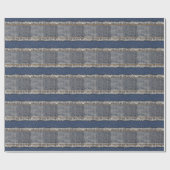 Denim Blue Jeans: Casual dubbele patch Cadeaupapier (Vlak)