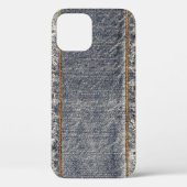 Denim Blue Jeans: Casual dubbele patch Case-Mate iPhone Case (Achterkant)