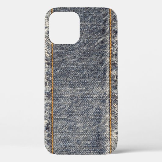 Denim Blue Jeans: Casual dubbele patch Case-Mate iPhone Case (Achterkant)