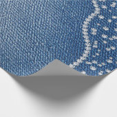 Denim Blue Jeans Diamond Cadeaupapier (Hoek)