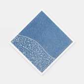 Denim Blue Jeans Diamond  Servet (Hoek)