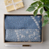 Denim Blue Jeans Diamond  Tissuepapier (Geschenk)