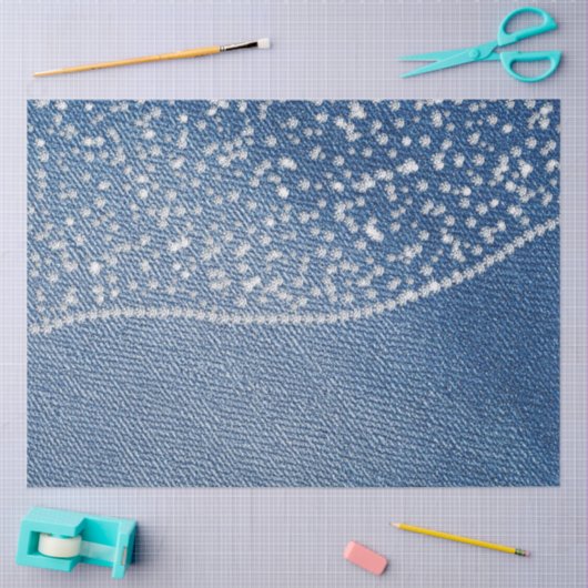 Denim Blue Jeans Diamond  Tissuepapier (Craft)