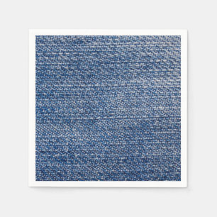 Denim Blue Jeans Faux Texture Rustic Servet