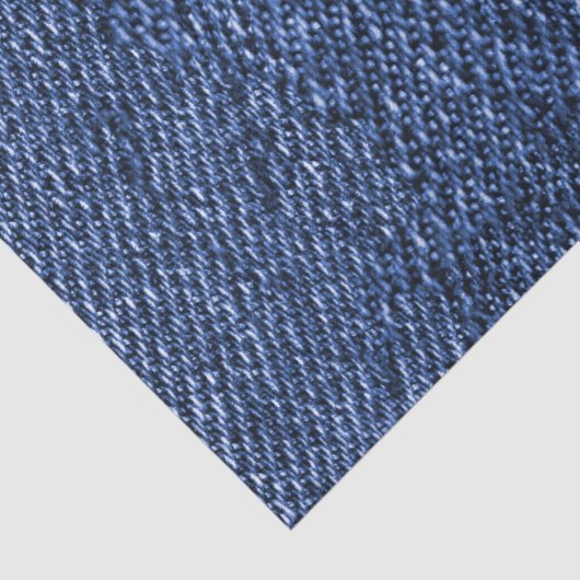 Denim Blue Jeans Grafisch Ontwerp Stijlvol Tissuepapier (Detail)