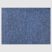 Denim Blue Jeans Grafisch Ontwerp Stijlvol Tissuepapier (Voorkant)