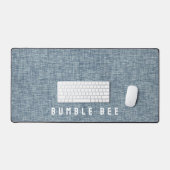  Denim Blue Jeans Look bedrukte rugzak Bureaumat (Keyboard & Muis)