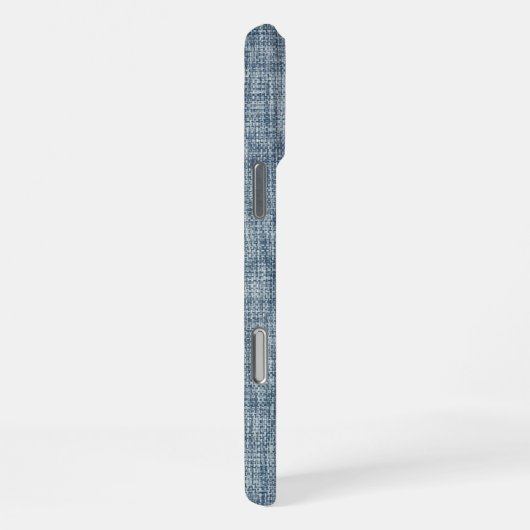  Denim Blue Jeans Look Gedrukte iPhone Case Hoesje (Rechterkant)