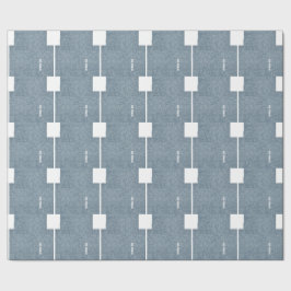 Denim Blue Jeans Look Wrapping Paper Cadeaupapier