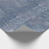 Denim Blue Jeans Print Cadeaupapier (Hoek)