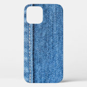 Denim Blue: klassieke jeans textuur. Case-Mate iPhone Case (Achterkant)