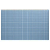 Denim Blue Large Gingham Checkered pattern Stof (Fat Quarter)