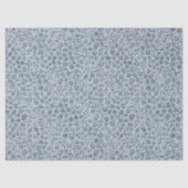 Denim Blue Leopard Print Glitter     Tissuepapier (Voorkant)