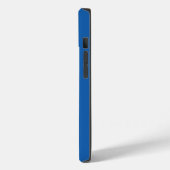 Denim Blue Mod Ball Design met naam Case-Mate iPhone Case (Achterkant / Links)