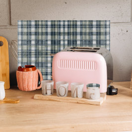 Denim Blue Sage Groen Wit Geplay Glas Snijplank