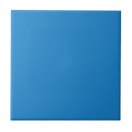 Denim Blue Solid Color Tile Tegeltje