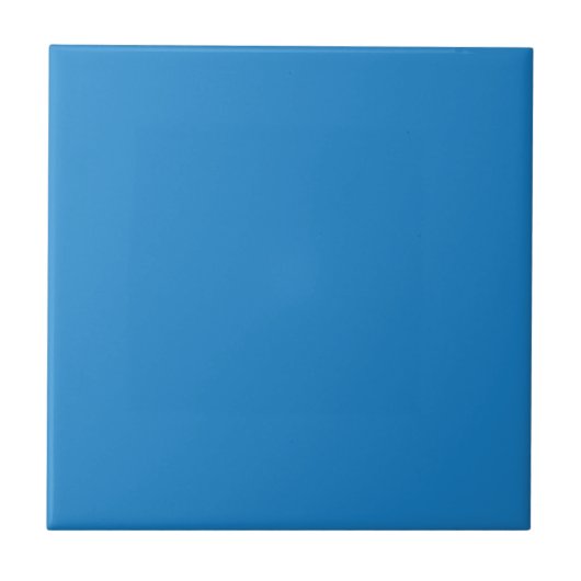 Denim Blue Solid Color Tile Tegeltje (Voorkant)