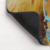 Denim blue tinted Horse Muismat (Hoek)