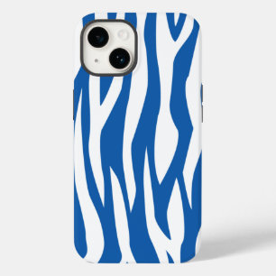 Denim Blue Zebra Print Case-Mate iPhone Case