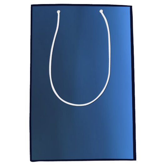 Denim Blues-cadeaubag Medium Cadeauzakje (Voorkant)