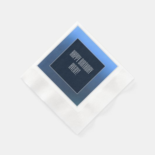 Denim Blues Papieren servet (Hoek)