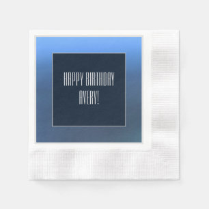 Denim Blues Papieren servet