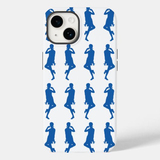 Denim Bold Mod Go Girls Case-Mate iPhone Case (Achterkant)
